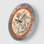 Zeitreisenduhr Große Wanduhr (Winkel)