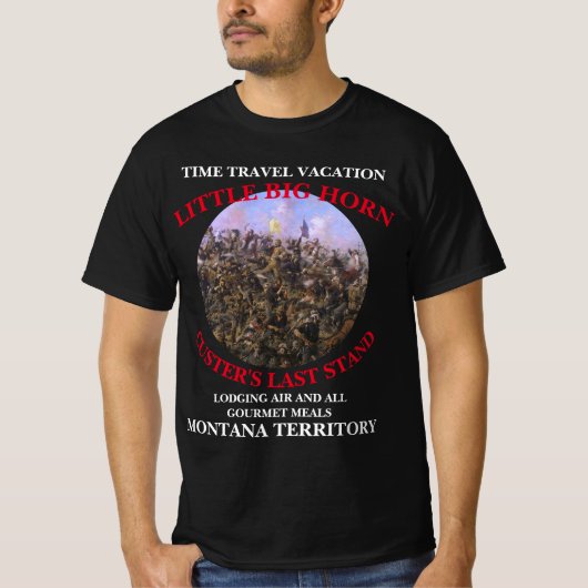 ZEITREISEURLAUB KUNDENSTAND MONTANA T-Shirt (Vorderseite)