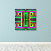 Zeitsand Leinwanddruck (Insitu (Holzboden))