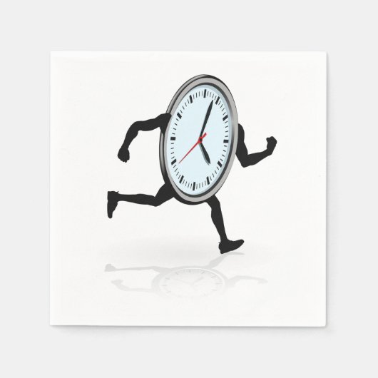 Zeitschaltuhr mit Papier Napkins Serviette (Vorderseite)