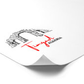 Zeitschrift Algerien Poster (Ecke)