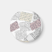 Zeitschrift Ästhetik - Retro Editorial Style Magnet (Vorne)