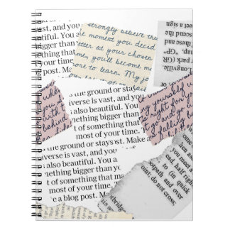 Zeitschrift Ästhetik - Retro Editorial Style Notizblock