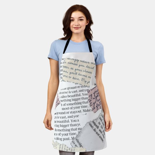 Zeitschrift Ästhetik - Retro Editorial Style Schürze (Getragen)