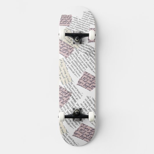 Zeitschrift Ästhetik - Retro Editorial Style Skateboard (Vorderseite)