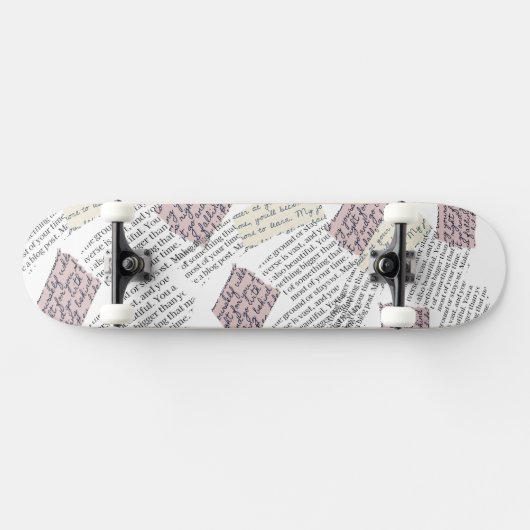 Zeitschrift Ästhetik - Retro Editorial Style Skateboard (Horizontal)