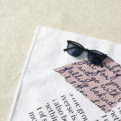 Zeitschrift Ästhetik - Retro Editorial Style Strandtuch (Beispiel)