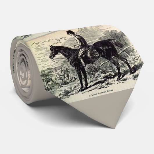 Zeitschrift aus dem 19. Jahrhundert Ein leicht jag Krawatte (Gerollt)