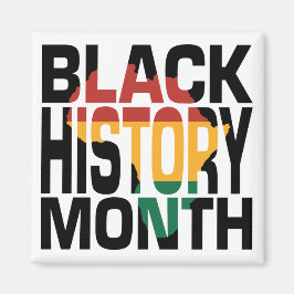 Zeitschrift "Black History Month Magnet" Magnet