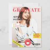 Zeitschrift Cover 4 Fotos cool trendiger Abschluss Ankündigung (Vorderseite)