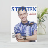 Zeitschrift Cover Abschluss Ankündigung (Stehend Vorderseite)