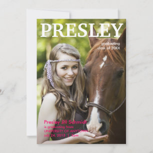 Zeitschrift Cover Abschluss Ankündigung