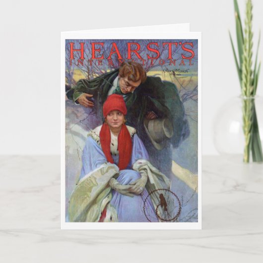 Zeitschrift Cover, Alphonse Mucha Karte (Vorderseite)