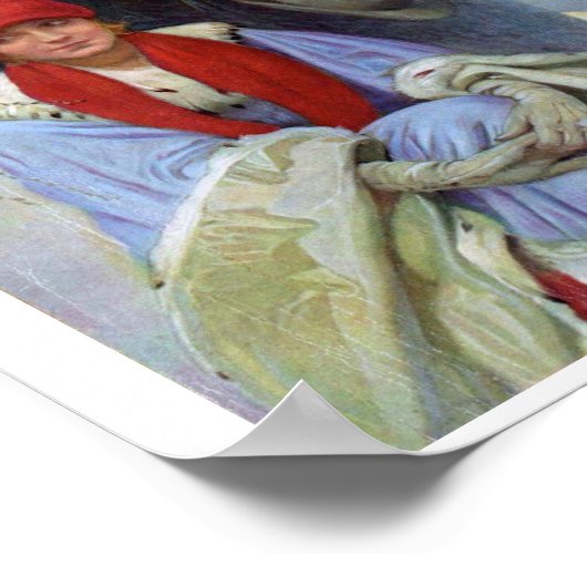 Zeitschrift Cover, Alphonse Mucha Poster (Ecke)