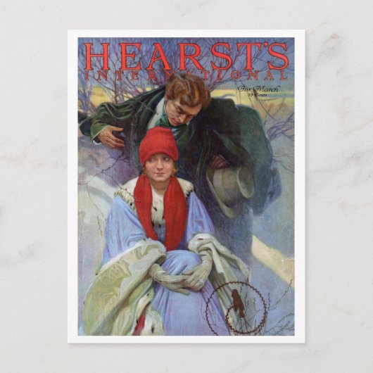Zeitschrift Cover, Alphonse Mucha Postkarte (Vorderseite)