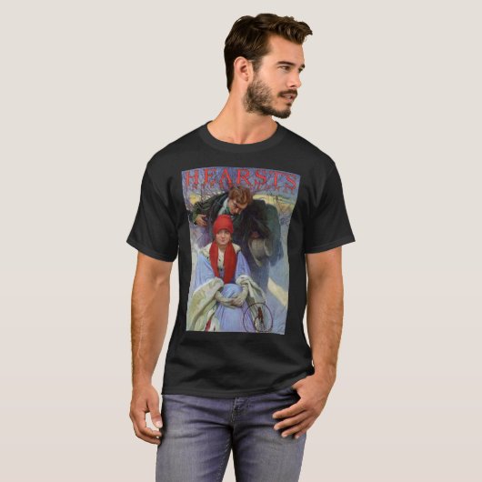 Zeitschrift Cover, Alphonse Mucha T-Shirt (Vorne ganz)