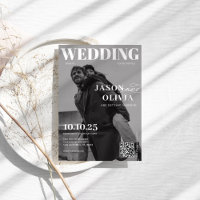 Zeitschrift Cover Black & White Foto Einzigartige 