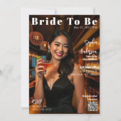 Zeitschrift Cover Bride zu sein Einladung (Vorderseite)