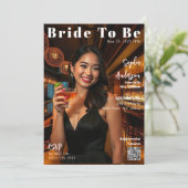 Zeitschrift Cover Bride zu sein Einladung (Stehend Vorderseite)