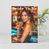 Zeitschrift Cover Bride zu sein Einladung (Stehend Vorderseite)
