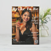 Zeitschrift Cover Bride zu sein Einladung (Stehend Vorderseite)