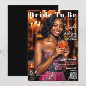 Zeitschrift Cover Bride zu sein Einladung (Vorne/Hinten)