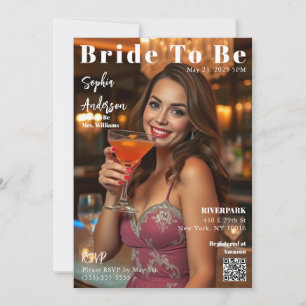 Zeitschrift Cover Bride zu sein Einladung