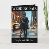 Zeitschrift Cover City Wedding Einladung (Vorderseite)