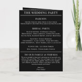 Zeitschrift Cover City Wedding Einladung (Rückseite)