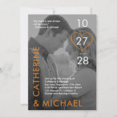 Zeitschrift Cover Dark Foto Modernes Minimalistisc Einladung (Vorderseite)