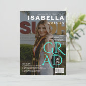 Zeitschrift Cover Foto Abschluss Ankündigung (Stehend Vorderseite)