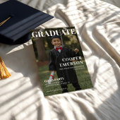 Zeitschrift Cover Kindergarten Graduiertenparty Einladung