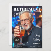 Zeitschrift Cover Retirement Einladung (Vorderseite)
