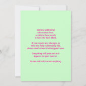 Zeitschrift Cover Style Geburtserklärung mit Foto Ankündigung (Rückseite)