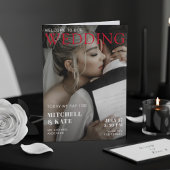 Zeitschrift Cover Wedding Programm