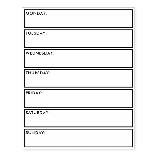 Zeitschrift des Tageszeitplans Gummistempel (Prägung)