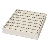 Zeitschrift des Tageszeitplans Gummistempel (Stempel)