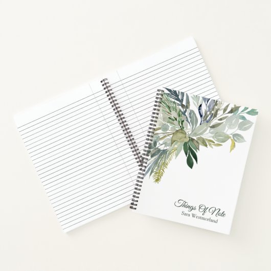 Zeitschrift "DINGS OF Note"/ Notizblock (Innenseite)