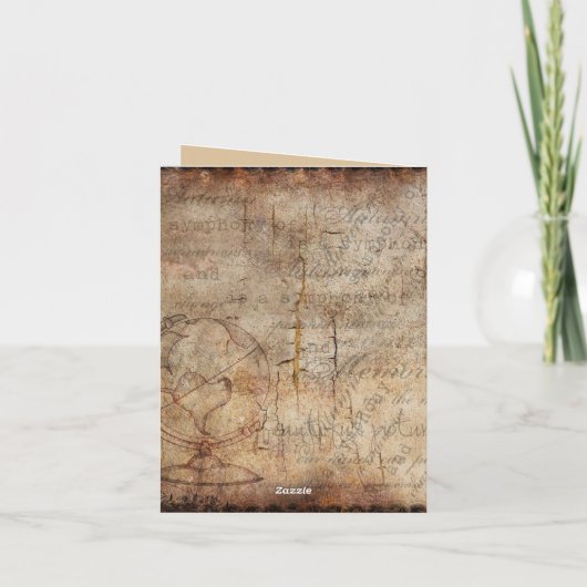 Zeitschrift "Distressed Steampunk Globe Travel" (Rückseite)