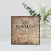 Zeitschrift "Distressed Steampunk Globe Travel" Karte (Stehend Vorderseite)