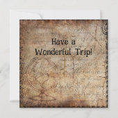 Zeitschrift "Distressed Steampunk Globe Travel" Karte (Vorderseite)