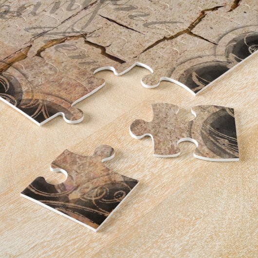 Zeitschrift "Distressed Steampunk Globe Travel" Puzzle (Seite)