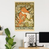 Zeitschrift Ermitage Art nouveau Poster (Heimbüro)