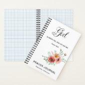 Zeitschrift "Floral Bible Verse Prayer" Notizblock (Innen)