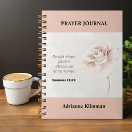Zeitschrift "Floral Bible Verse Prayer" Notizblock