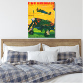 Zeitschrift Flying Aces Cover 3 Leinwanddruck (Insitu (Schlafzimmer))