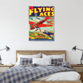Zeitschrift Flying Aces Cover 5 Leinwanddruck (Insitu (Schlafzimmer))