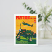 Zeitschrift Flying Aces Cover 5 Postkarte (Stehend Vorderseite)