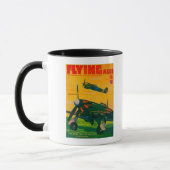 Zeitschrift "Flying Aces" deckt 5 ab Tasse (Links)