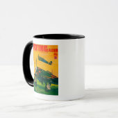 Zeitschrift "Flying Aces" deckt 5 ab Tasse (Vorderseite Links)